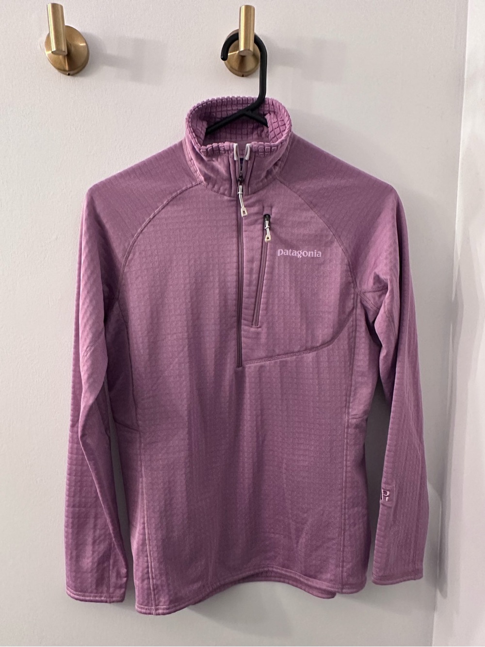 Patagonia R1 regulator fleece Pullover 1/2 Zip Mauve Purple Gorpcore Hiking Top